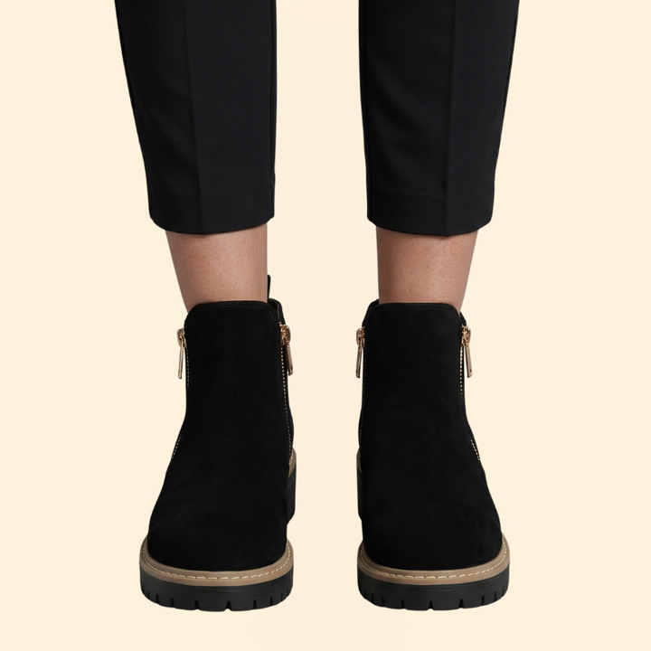 Women's Orthopedic Boots with Side Zipper
