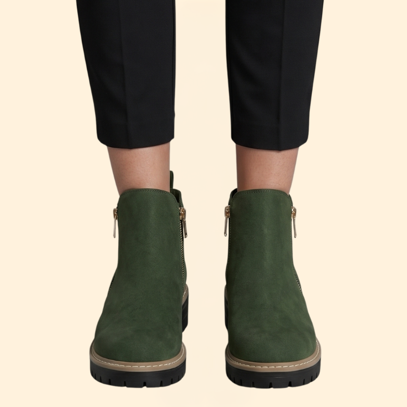 Women's Orthopedic Boots with Side Zipper