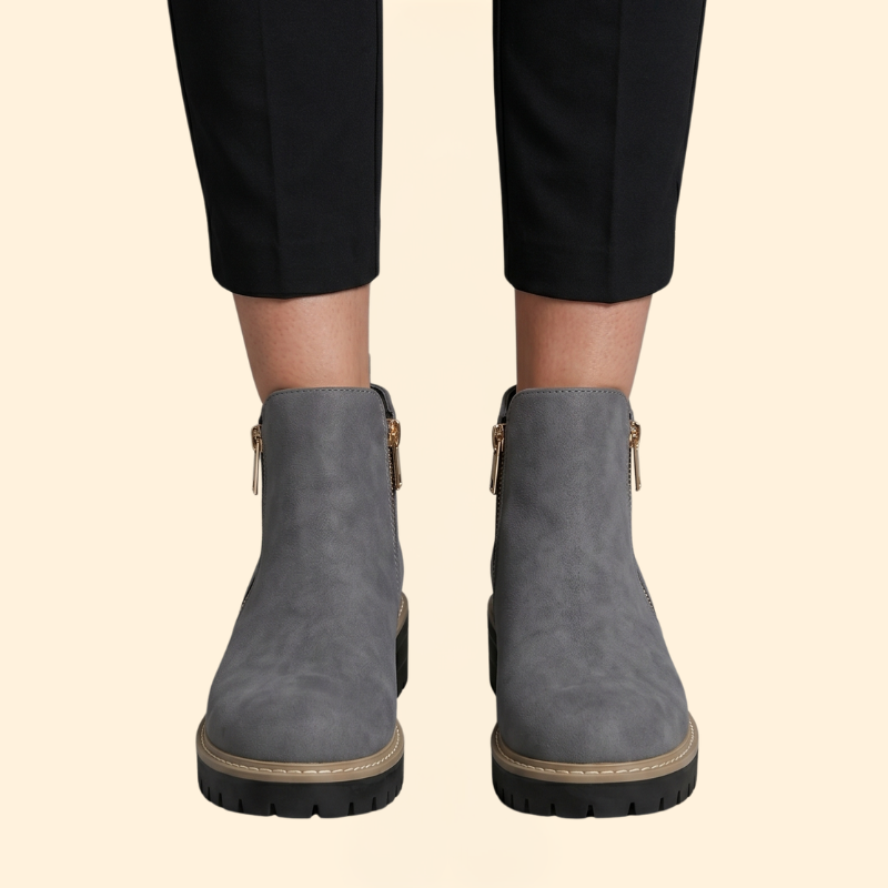 Women's Orthopedic Boots with Side Zipper