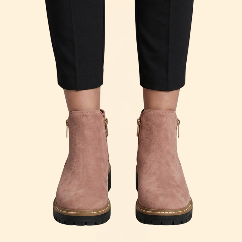 Women's Orthopedic Boots with Side Zipper