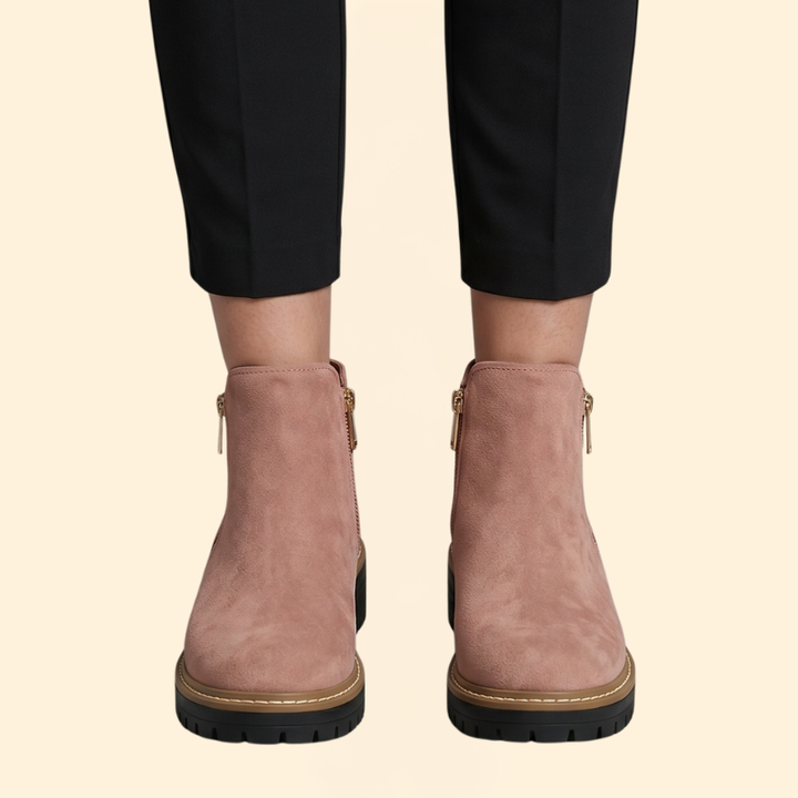 Women's Orthopedic Boots with Side Zipper