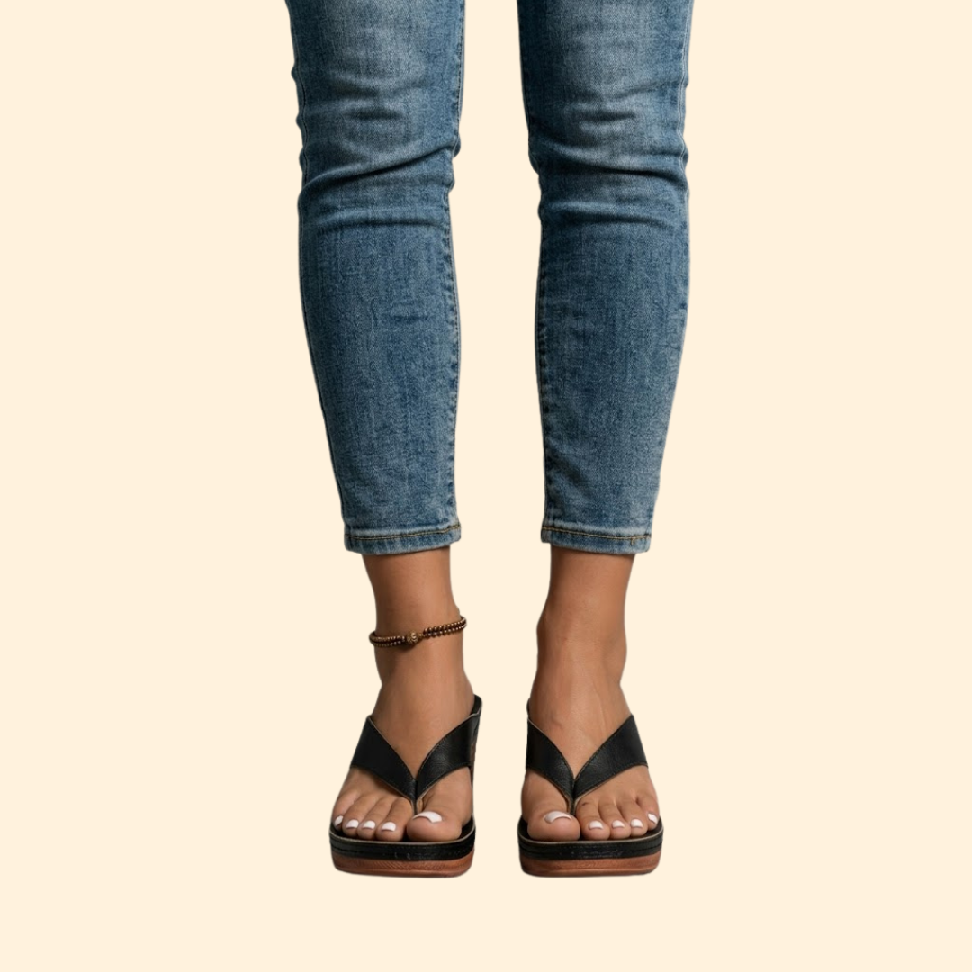 Women's Orthopedic Heels with Straps