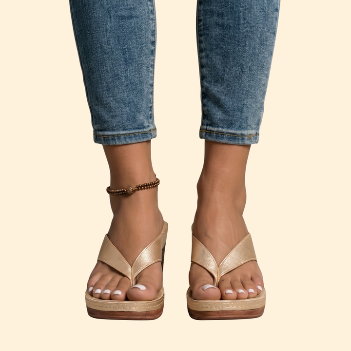 Women's Orthopedic Heels with Straps