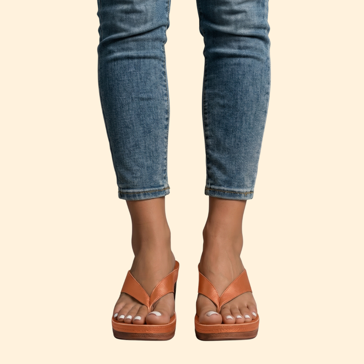 Women's Orthopedic Heels with Straps
