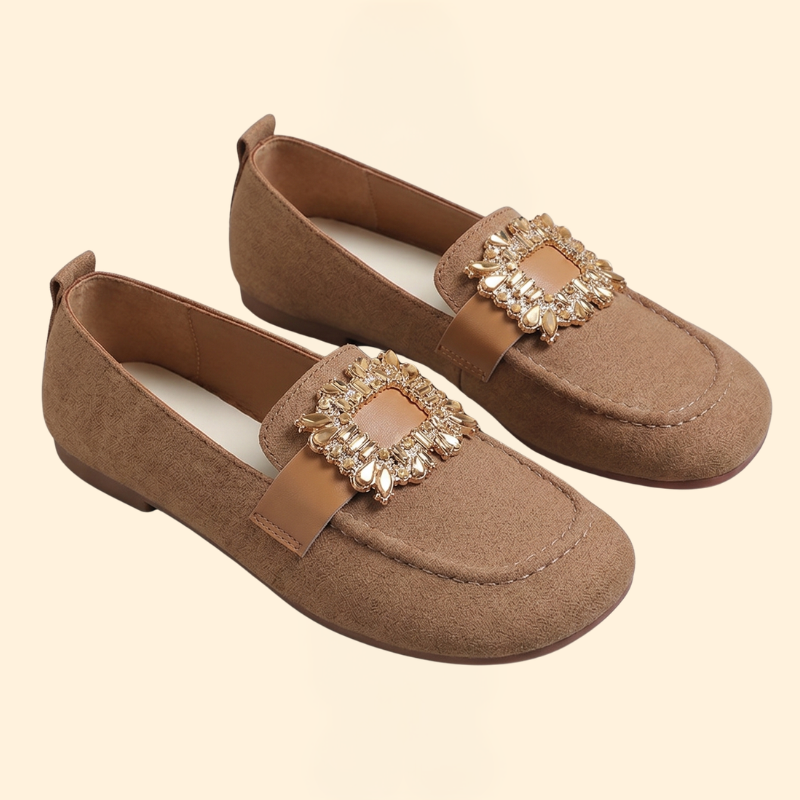 Women's Orthopedic Loafers with Buckle