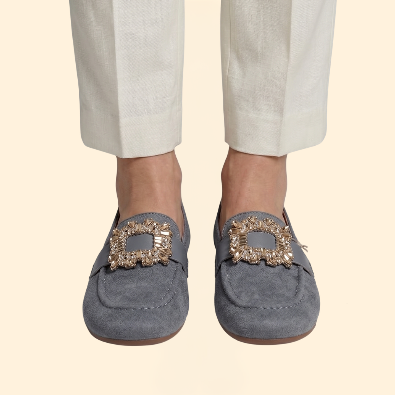Women's Orthopedic Loafers with Buckle