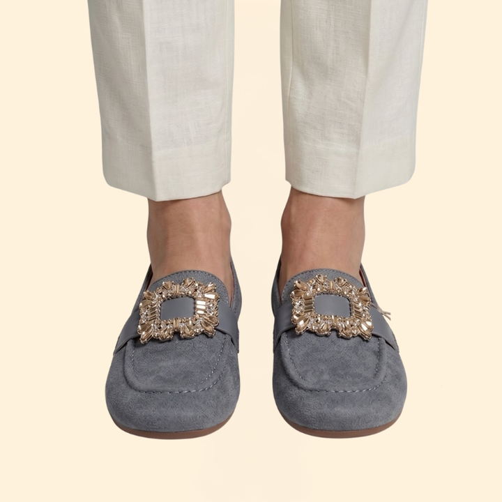 Women's Orthopedic Loafers with Buckle