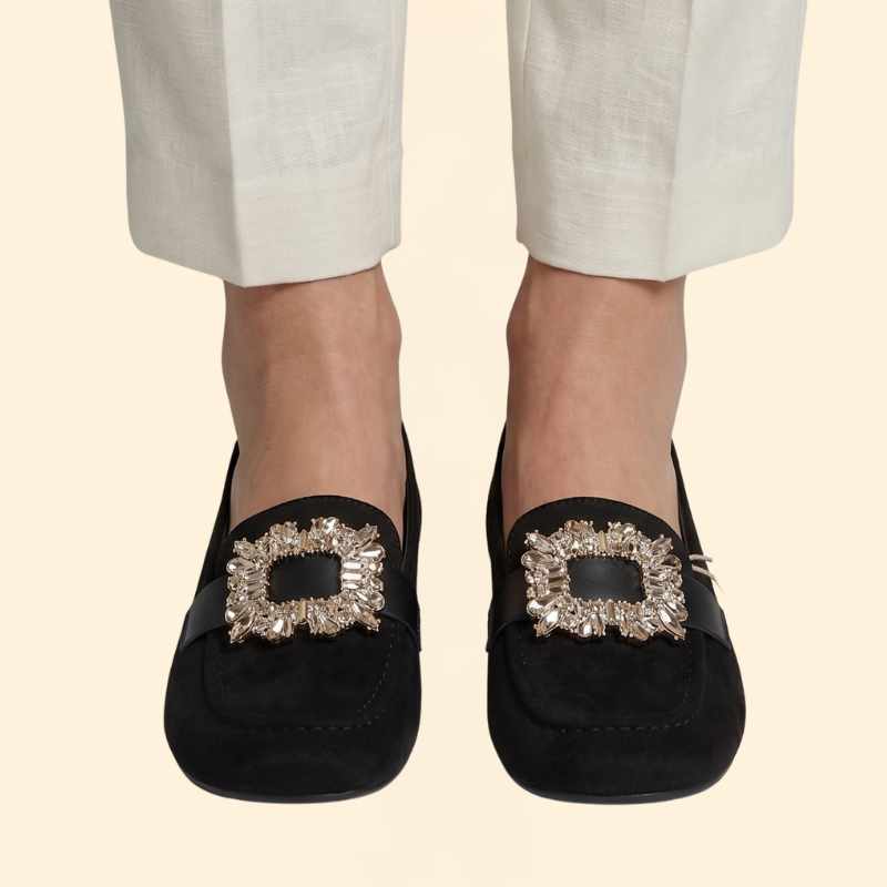 Women's Orthopedic Loafers with Buckle