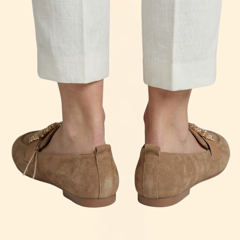 Women's Orthopedic Loafers with Buckle