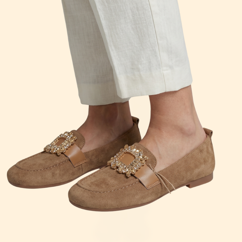 Women's Orthopedic Loafers with Buckle
