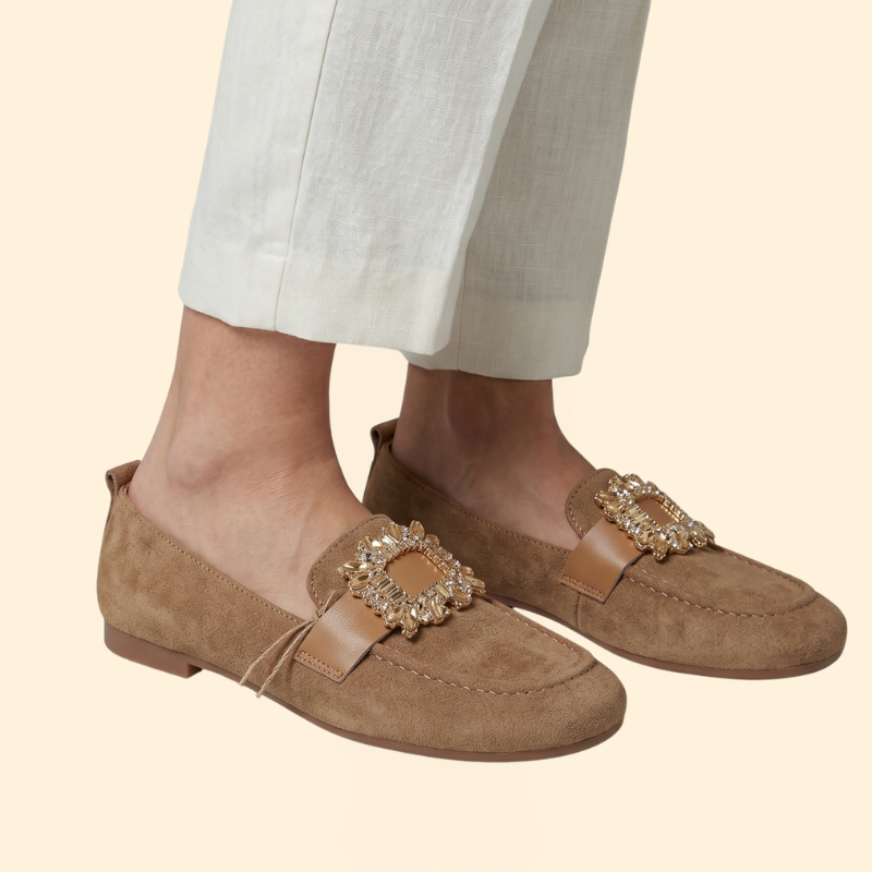Women's Orthopedic Loafers with Buckle