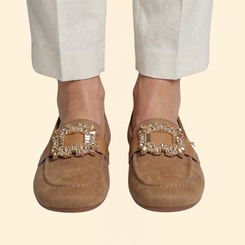 Women's Orthopedic Loafers with Buckle