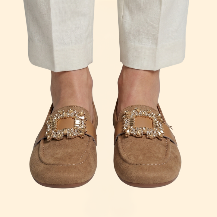 Women's Orthopedic Loafers with Buckle