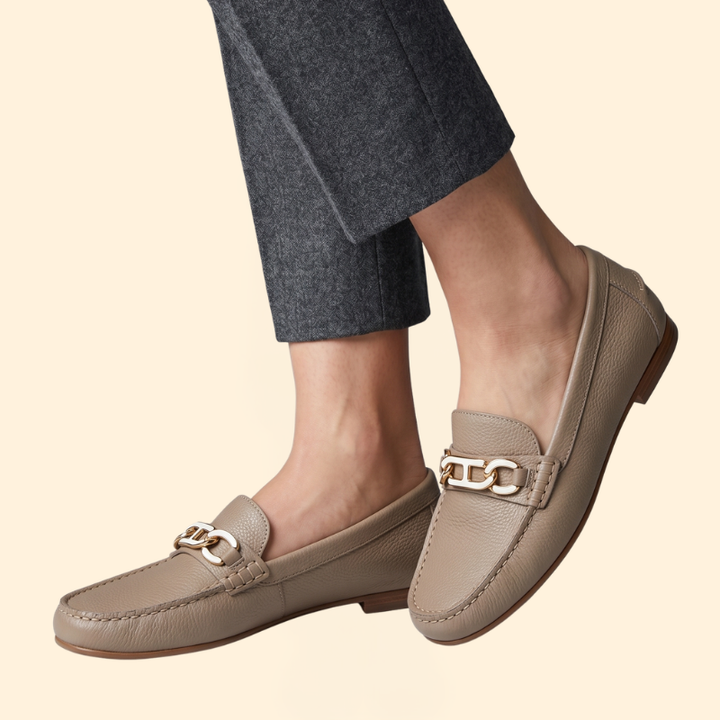 Women's Orthopedic Loafers with Chain
