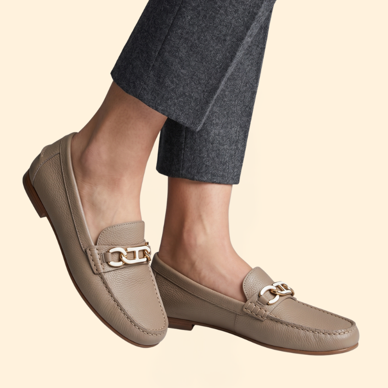 Women's Orthopedic Loafers with Chain