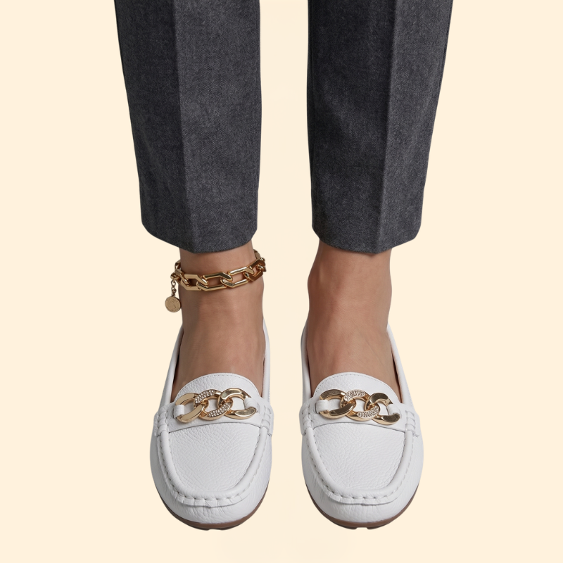 Women's Orthopedic Loafers with Chain