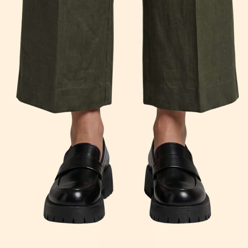 Women’s Orthopedic Loafers with Chunky Platform