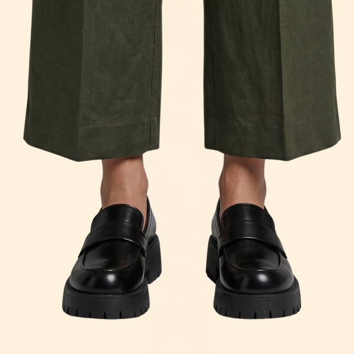 Women’s Orthopedic Loafers with Chunky Platform