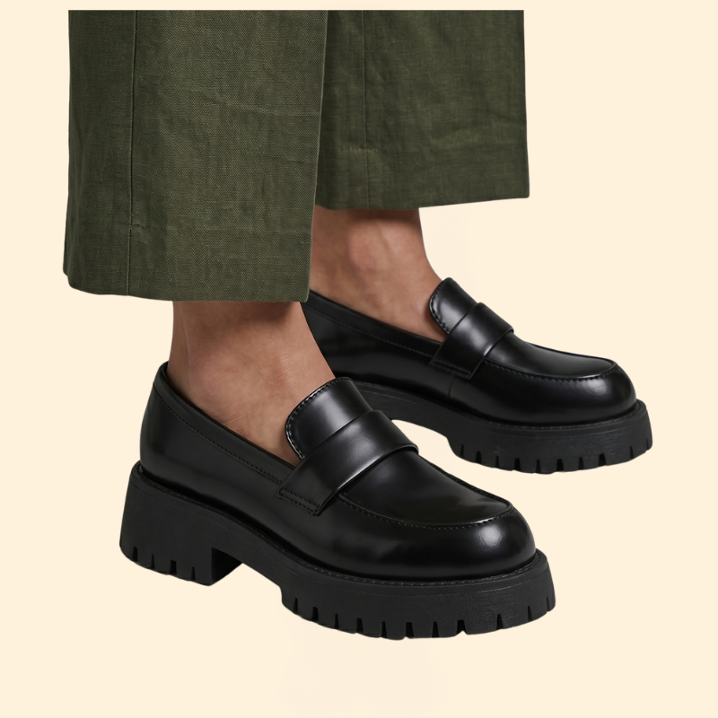 Women’s Orthopedic Loafers with Chunky Platform