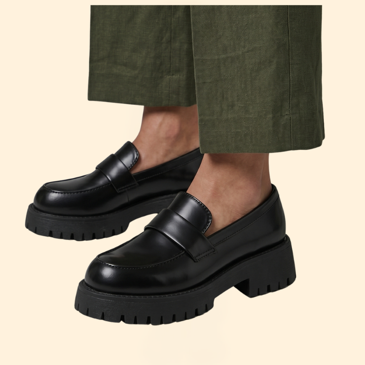 Women’s Orthopedic Loafers with Chunky Platform