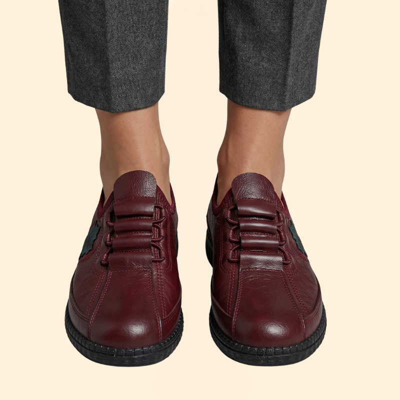 Women's Orthopedic Loafers with Embroidery