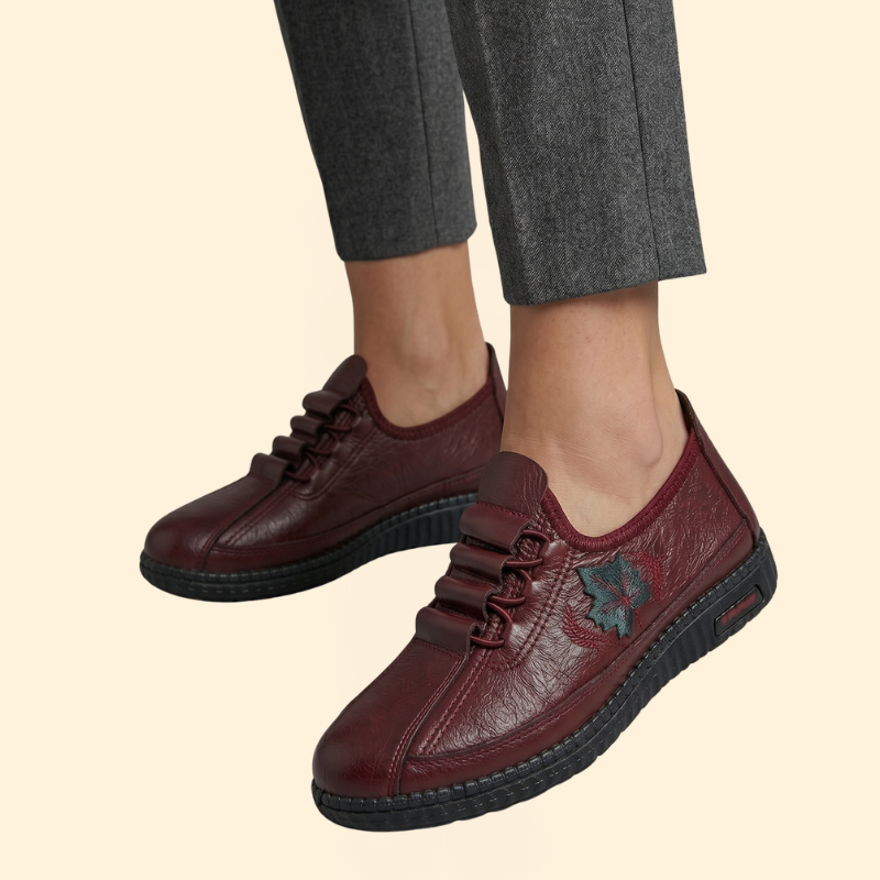 Women's Orthopedic Loafers with Embroidery