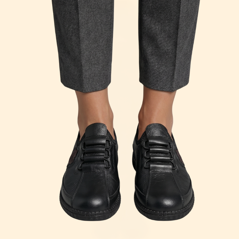 Women's Orthopedic Loafers with Embroidery