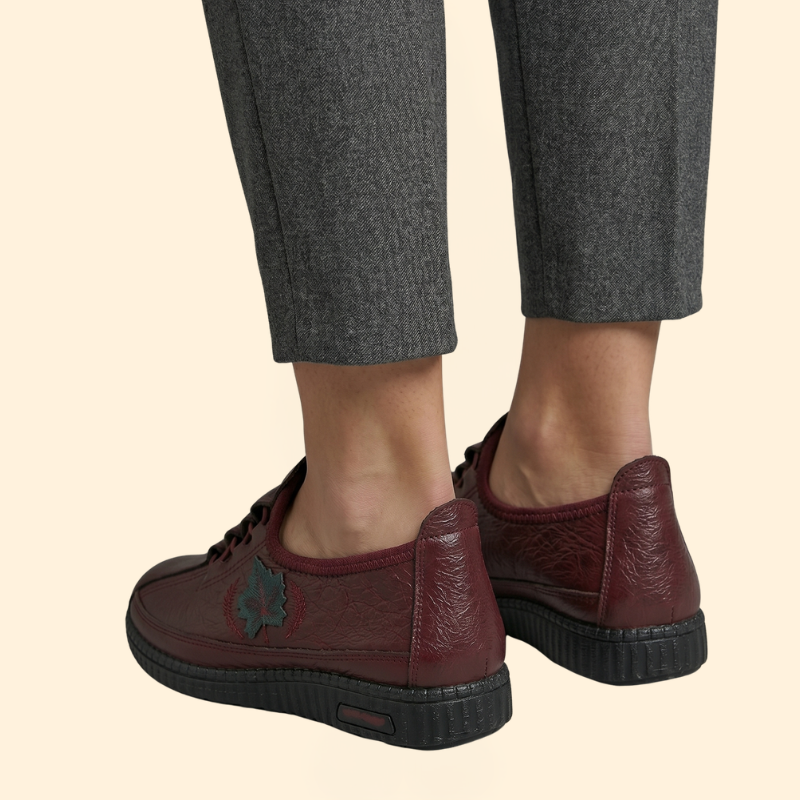 Women's Orthopedic Loafers with Embroidery