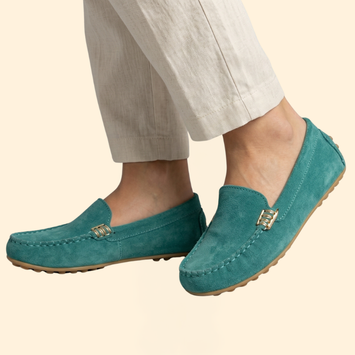 Women's Orthopedic Loafers with Faux Suede