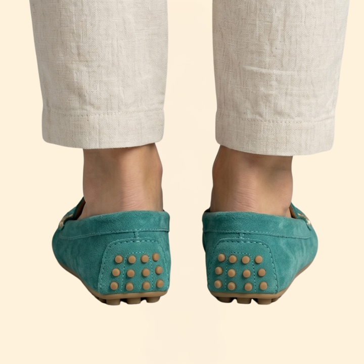 Women's Orthopedic Loafers with Faux Suede