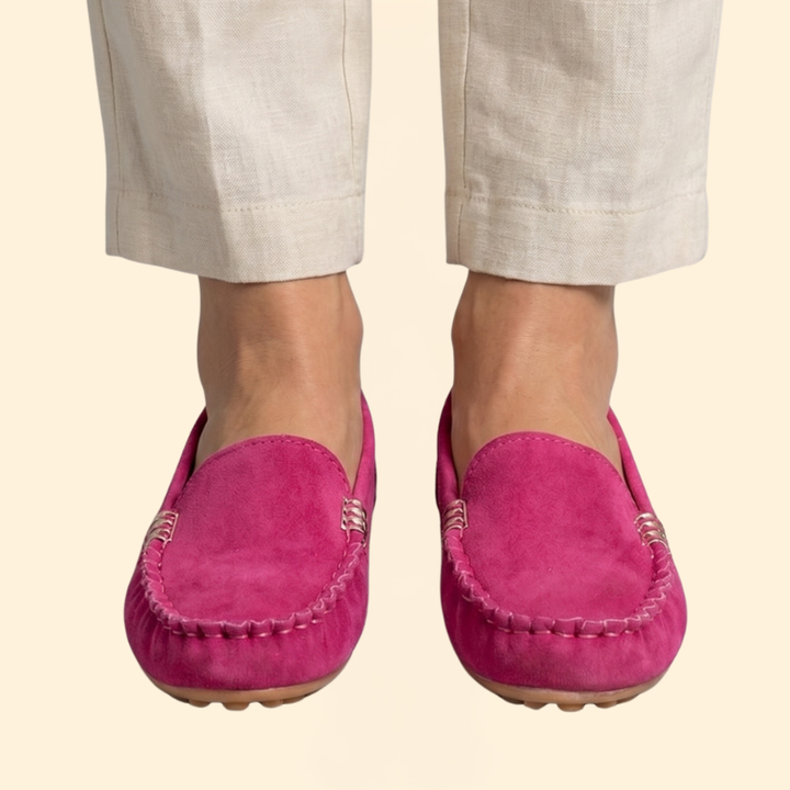 Women's Orthopedic Loafers with Faux Suede