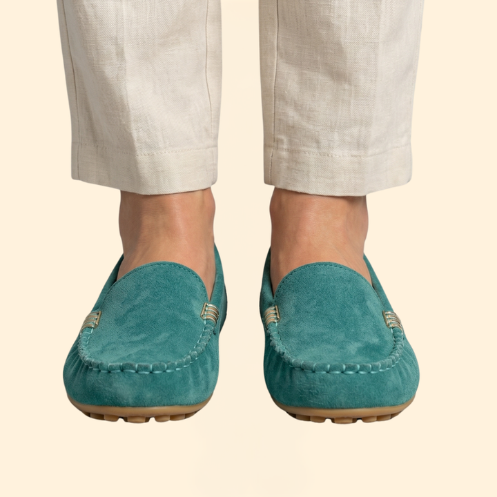Women's Orthopedic Loafers with Faux Suede