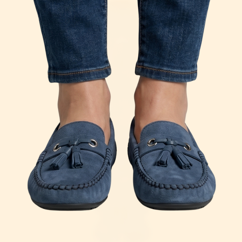 Women's Orthopedic Loafers with Front Tassel