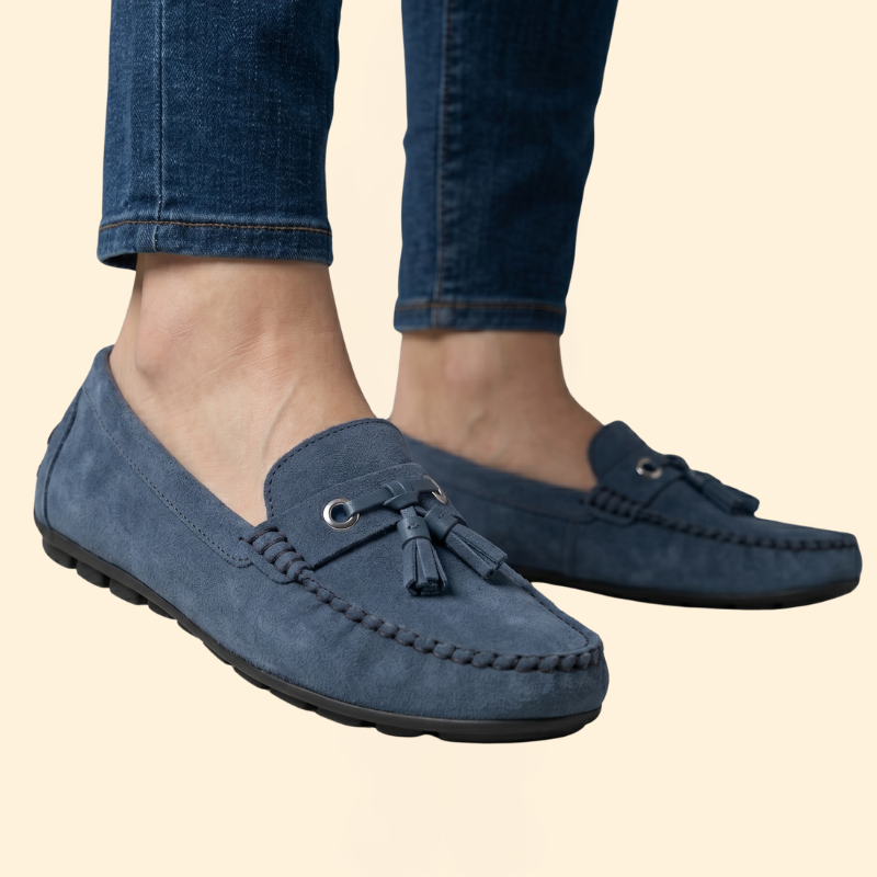 Women's Orthopedic Loafers with Front Tassel
