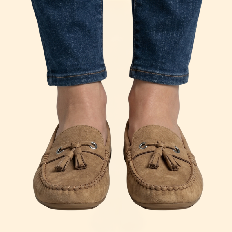 Women's Orthopedic Loafers with Front Tassel