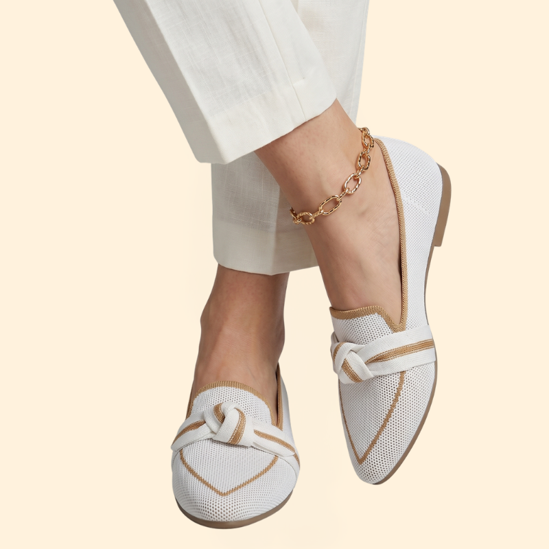 Women's Orthopedic Loafers with Knot