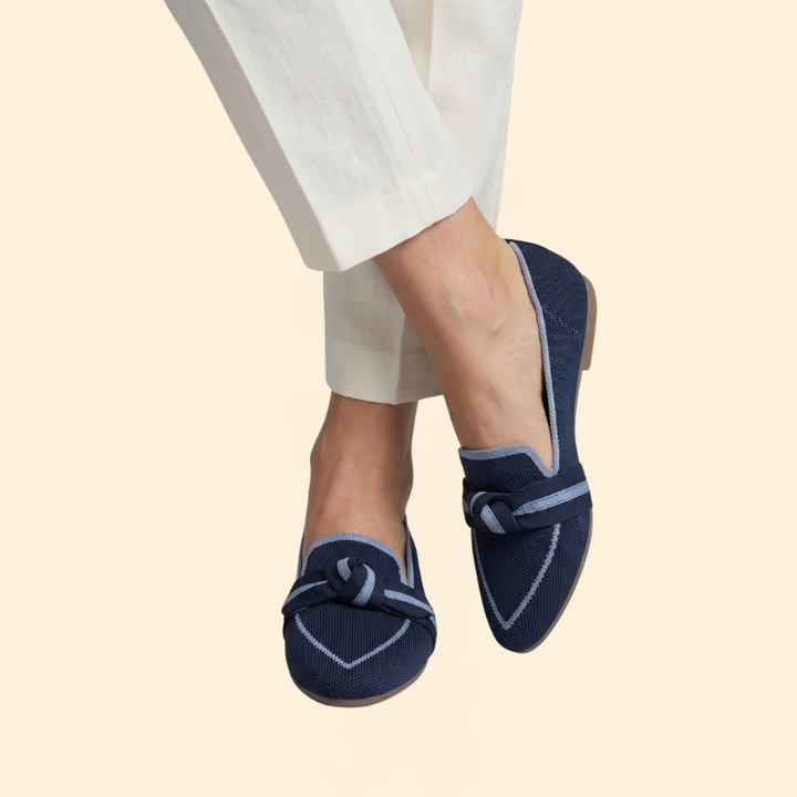 Women's Orthopedic Loafers with Knot