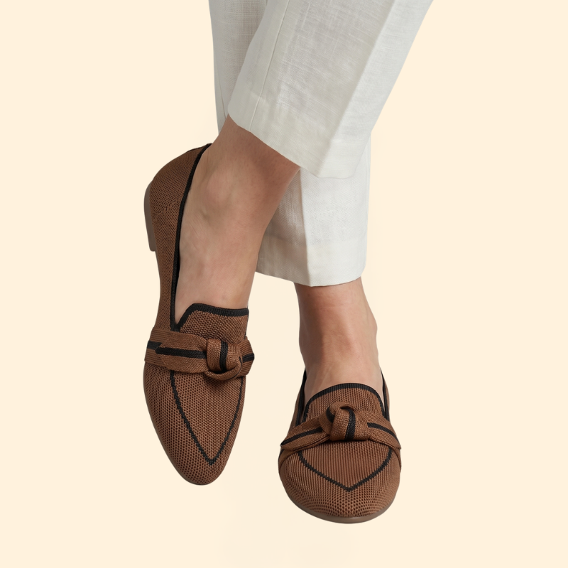 Women's Orthopedic Loafers with Knot