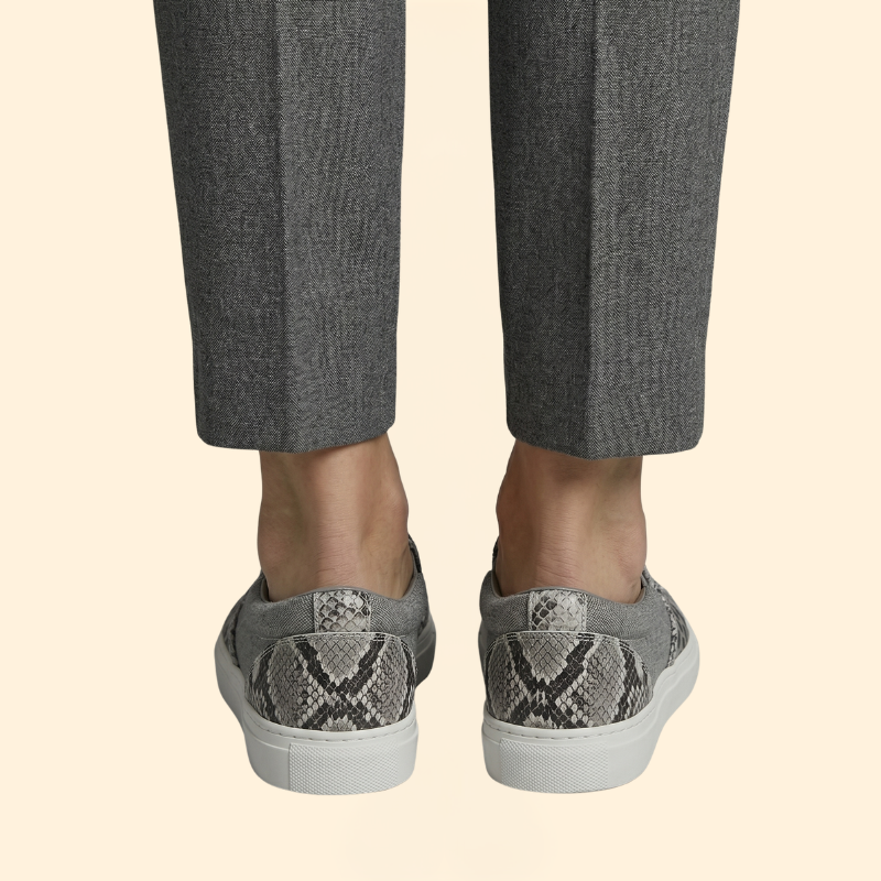 Women's Orthopedic Loafers with Patchwork