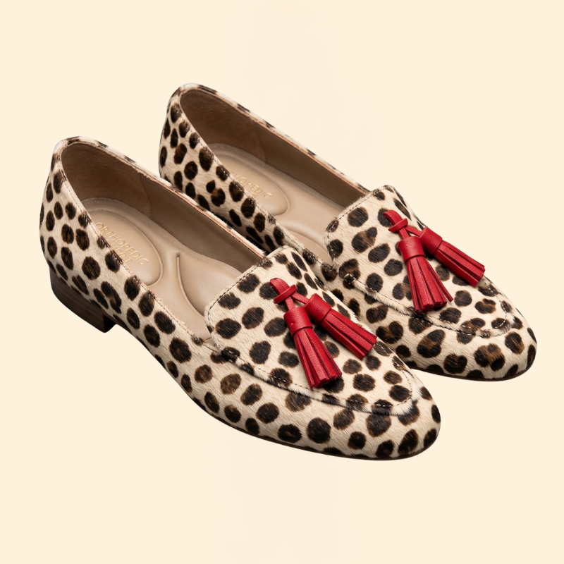 Women’s Orthopedic Loafers with Tassel Detail