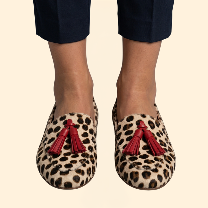Women’s Orthopedic Loafers with Tassel Detail