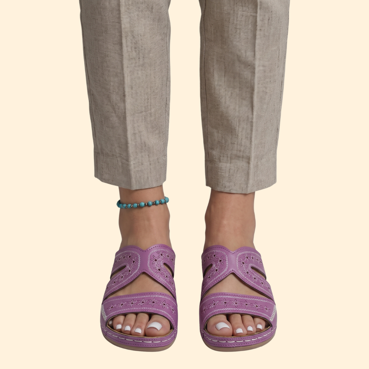 Women's Orthopedic Sandals Embroidered Straps