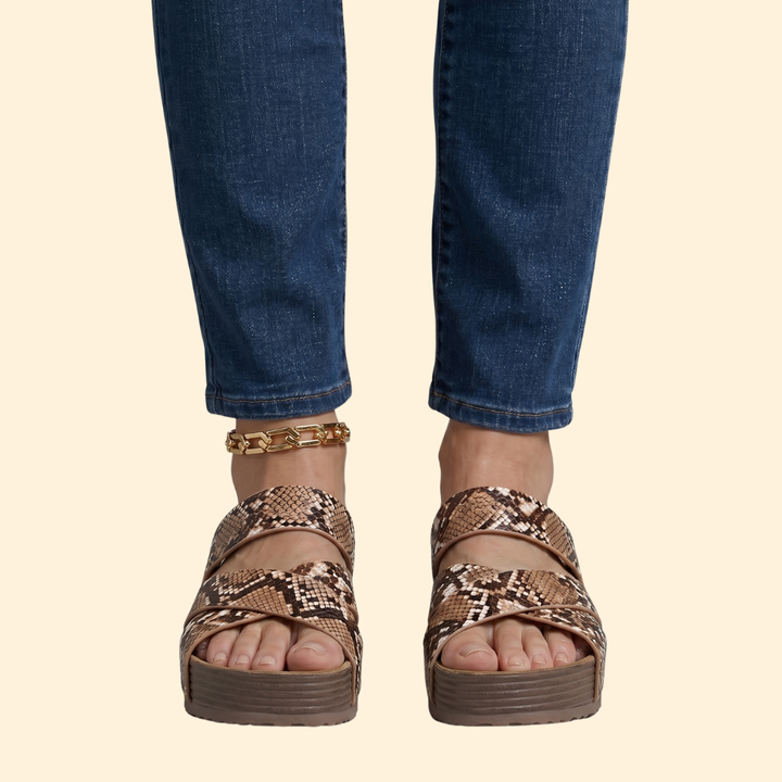 Women's Orthopedic Sandals Woven Straps