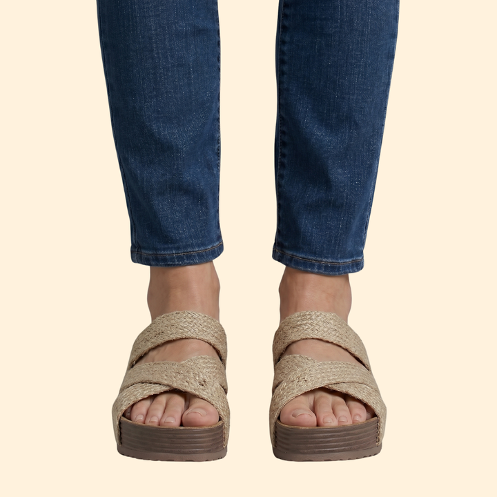 Women's Orthopedic Sandals Woven Straps