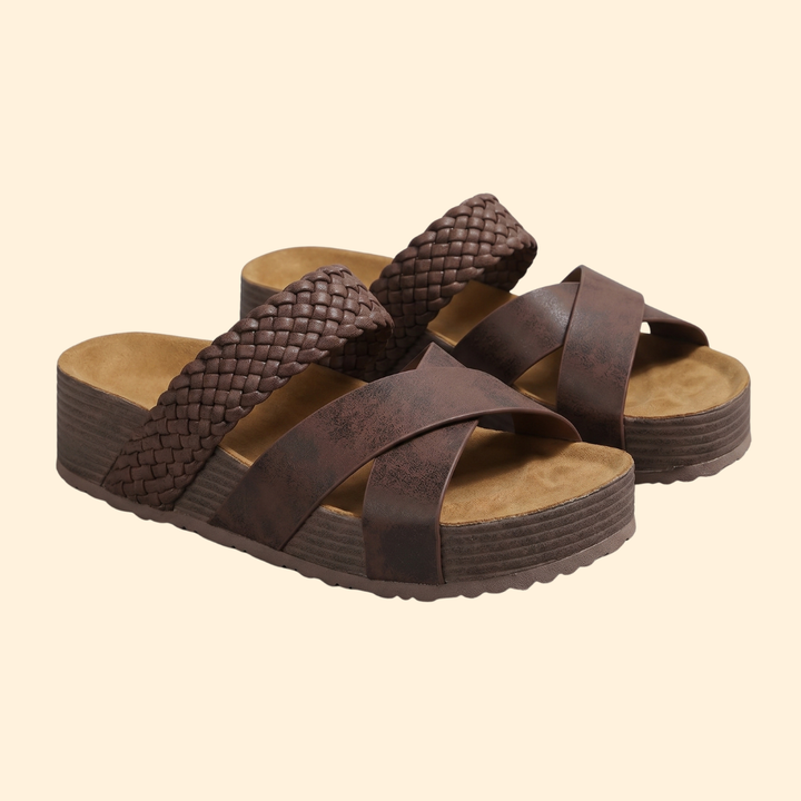 Women's Orthopedic Sandals Woven Straps