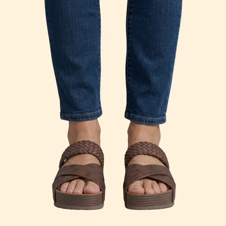 Women's Orthopedic Sandals Woven Straps