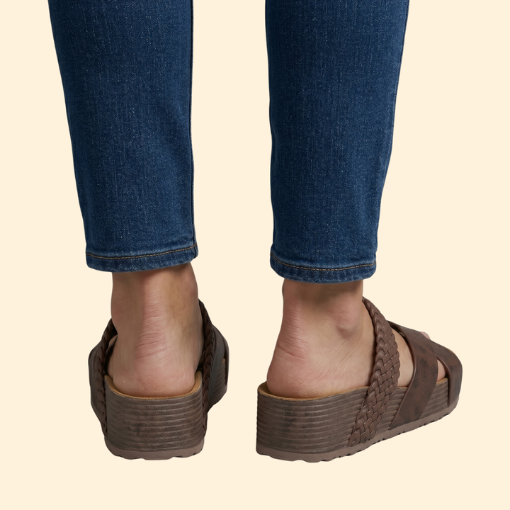 Women's Orthopedic Sandals Woven Straps