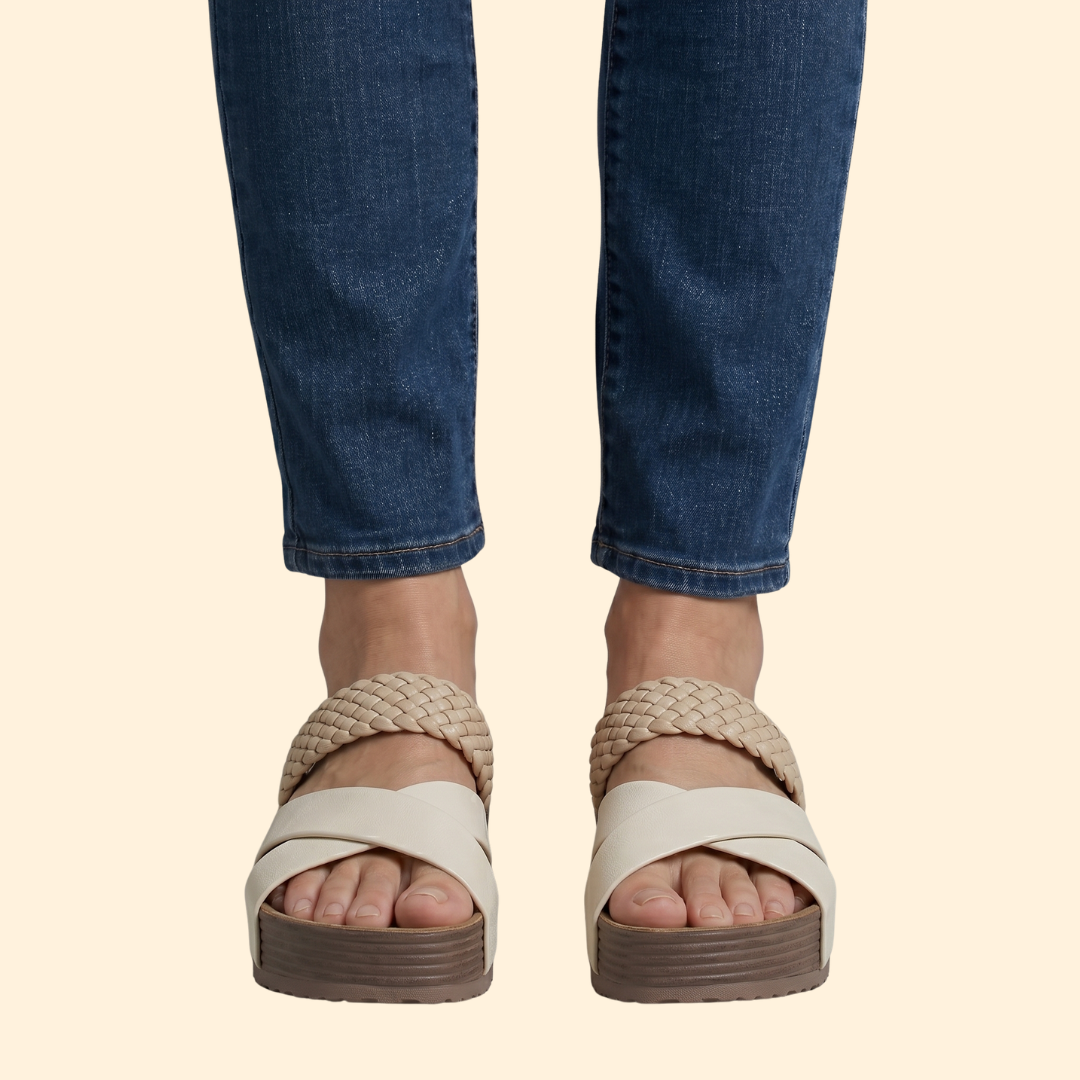 Women's Orthopedic Sandals Woven Straps