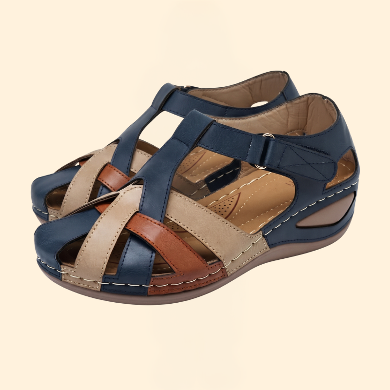 Women's Orthopedic Sandals with Crisscross Straps
