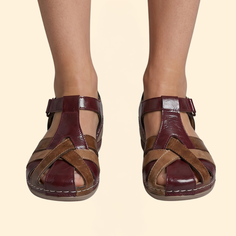 Women's Orthopedic Sandals with Crisscross Straps